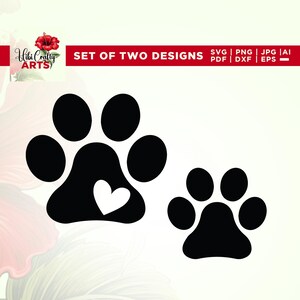 Paw SVG, PNG, Cricut, Png, Svg, sublimation, jpg digital download, Paw Print Vector, Paw Print, Paw Print Cut File for Cricut and Silhouette