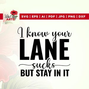 Wiem, że Twoja ścieżka jest do bani, ale trzymaj się jej SVG, Cricut, Png, Svg, sublimacja, Attitude SVG, PNG, Sassy Shirt Design, Mind Your Own Svg