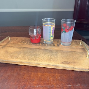 Bourbon Barrel Tray