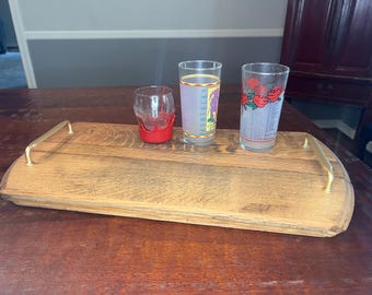 Bourbon Barrel Tray