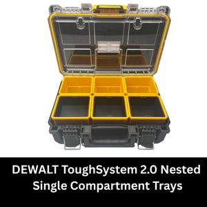 DEWALT ToughSystem 2.0 Tabletts mit einem Fach (3er-Pack)