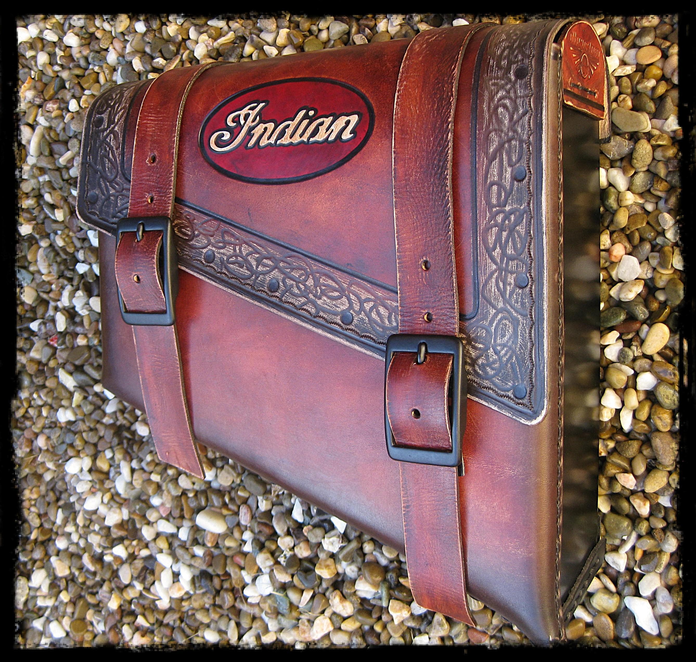 VTSGBLS Motorrad-Gepäcktasche Für Indian Scout | Satteltaschen Schwarz | Wasserdicht | Einfache Montage