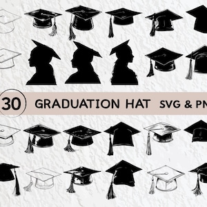 Graduation Hat Svg Bundle, Graduation Hat Silhouette, Graduation Hat Clipart, Graduation Hat Outline, Graduation Hat Vector, Graduation File
