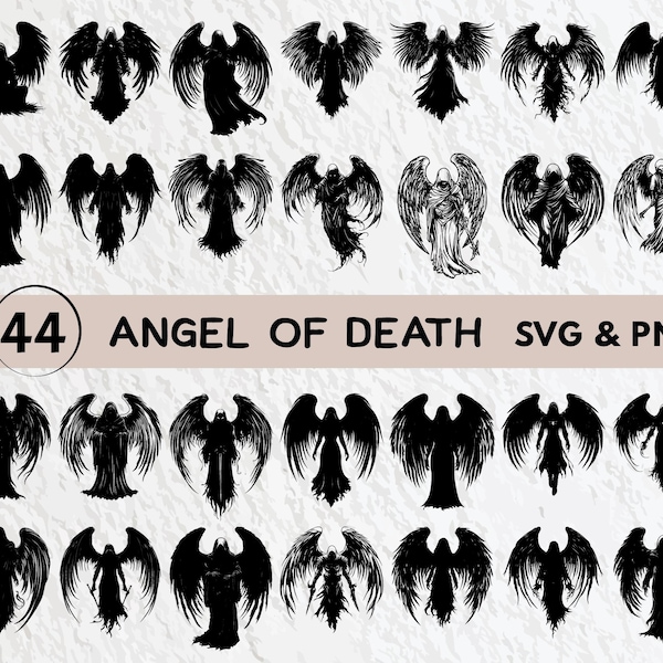 Angel of Death Svg - Etsy