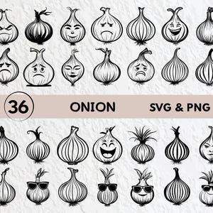 Onion Silhouette Svg, Onion Svg Bundle, Onion Clipart, Onion Decal, Funny Onion Vector, Onion Cut File For Cricut, Onion Icon Logo