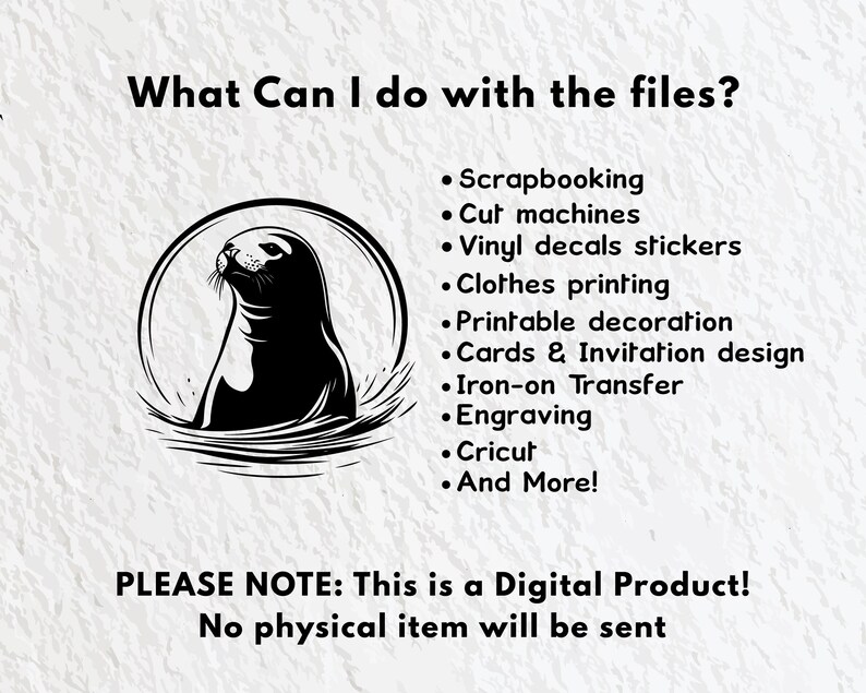 Seal Svg Bundle, Seal Silhouette, Seal Clipart Png, Seal Outline, Seal Vector, Seal Logo, Seal Icon, Seal Cricut Files, Seal Decal Cut Files
