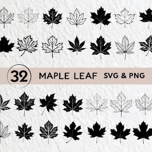Ahornblatt-Svg-Bundle, Ahornblatt Silhouette, Ahornblatt Clipart Png, Ahornblatt Umriss, Ahornblatt Vektor, Ahornblatt Logo Icon Cut-Dateien