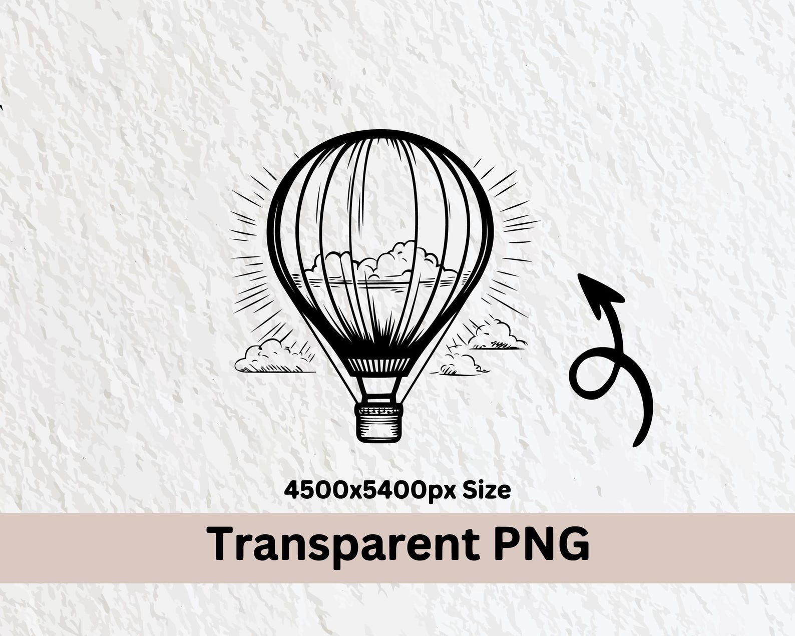 Hot Air Balloon SVG Bundle: Silhouette Clipart, Vector Cut Files - Etsy