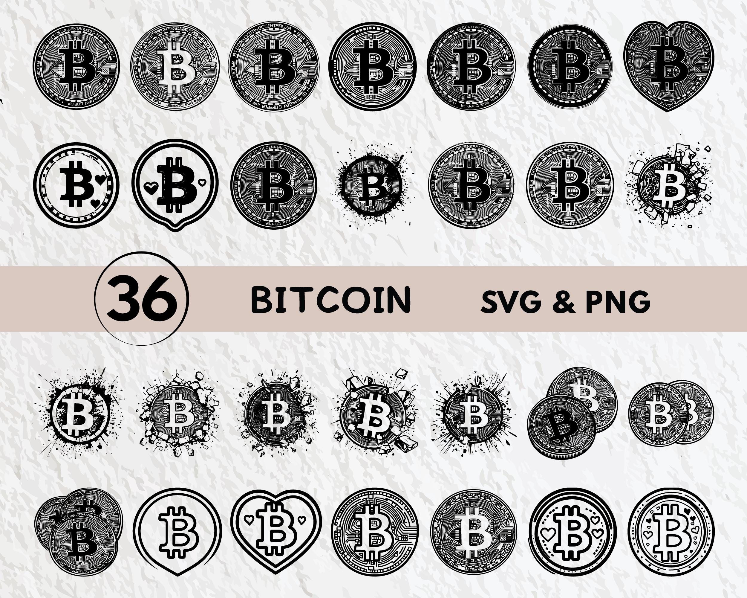 Bitcoin Logo - Etsy Norway