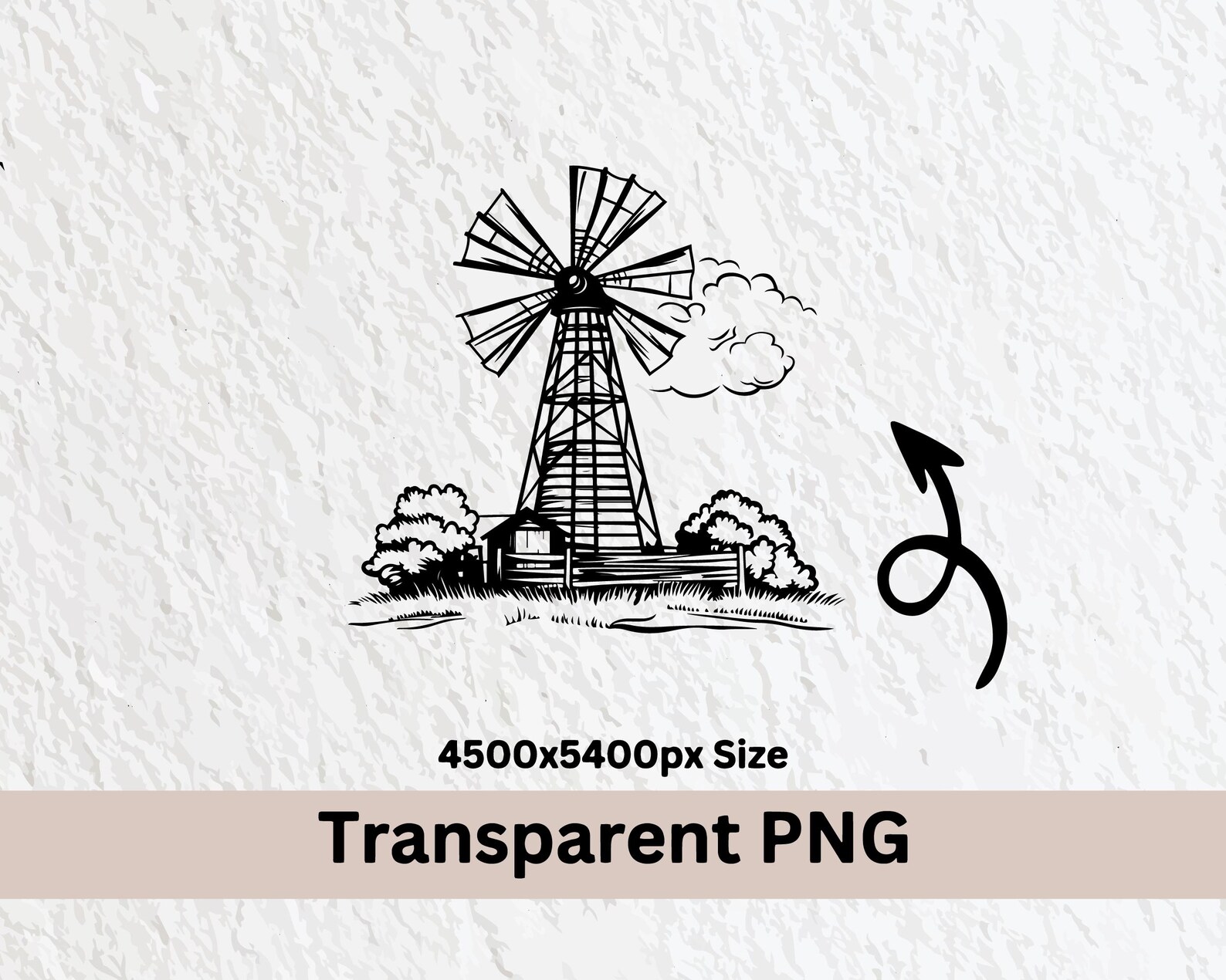 Farm Windmill Svg Bundle, Farm Windmill Silhouette, Farm Windmill ...