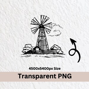 Farm Windmill Svg Bundle, Farm Windmill Silhouette, Farm Windmill ...