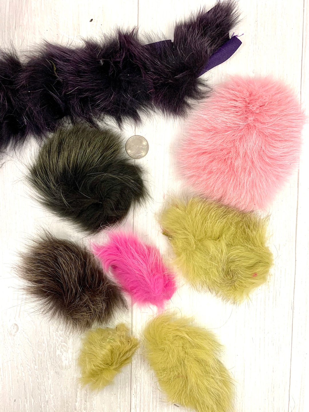 Assorted Vintage Fox Fur Trim Pieces – Mixed Colors for Millinery ...
