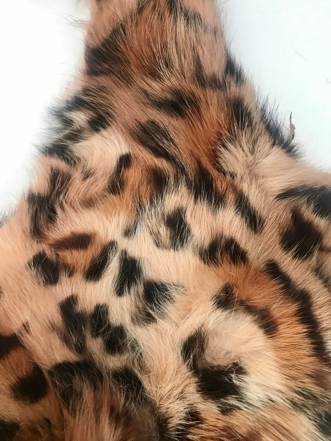 Leopard fur leopard fur piece vintage leopard fur vintage Etsy