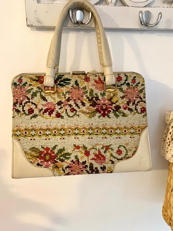 vintage handbags, vintage carpet bag, carpetbags,… - image 4