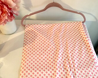 Tela vintage de lunares rosas, Tela vintage, Lunares rosas, Rosa, Lunares rosas, Tela vintage shabby chic