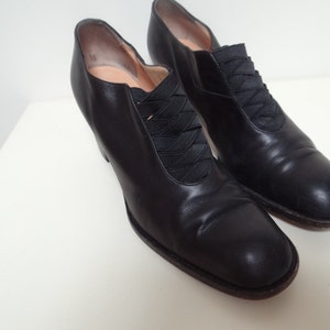 Botas tipo zapato de Barney, Botas tipo zapato, Botas tipo zapato negras