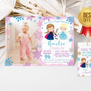 Uitnodiging verjaardagsfeestje prinses | Gratis bedanktag | Uitnodigingskaart meisje | Uitnodiging meisje afdrukbaar | Bewerkbaar | Direct downloaden