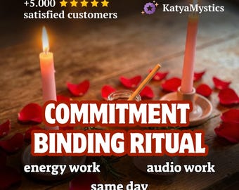 Commitment Binding Spell | Love Binding Spell | Loyalty & Devotion Energy Work | Exclusive Relationship Alignment | Same Day Casting
