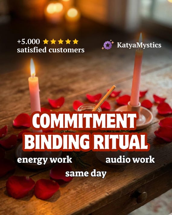 Commitment Binding Spell | Love Binding Spell | Loyalty & Devotion Energy Work | Exclusive Relationship Alignment | Same Day Casting