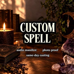 Custom Spell & Psychic Reading | Personalized Spell Casting, Love Spell, Money Spell, Protection Spell, Magic Ritual, Same Day