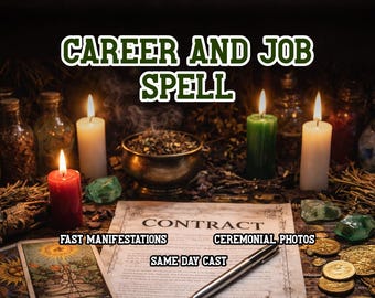Powerful Career Spell | Dream Job & Success | Same Day Casting | Job Attraction Ritual | Get Hired Fast | White Magic Work | Ceremony Photo