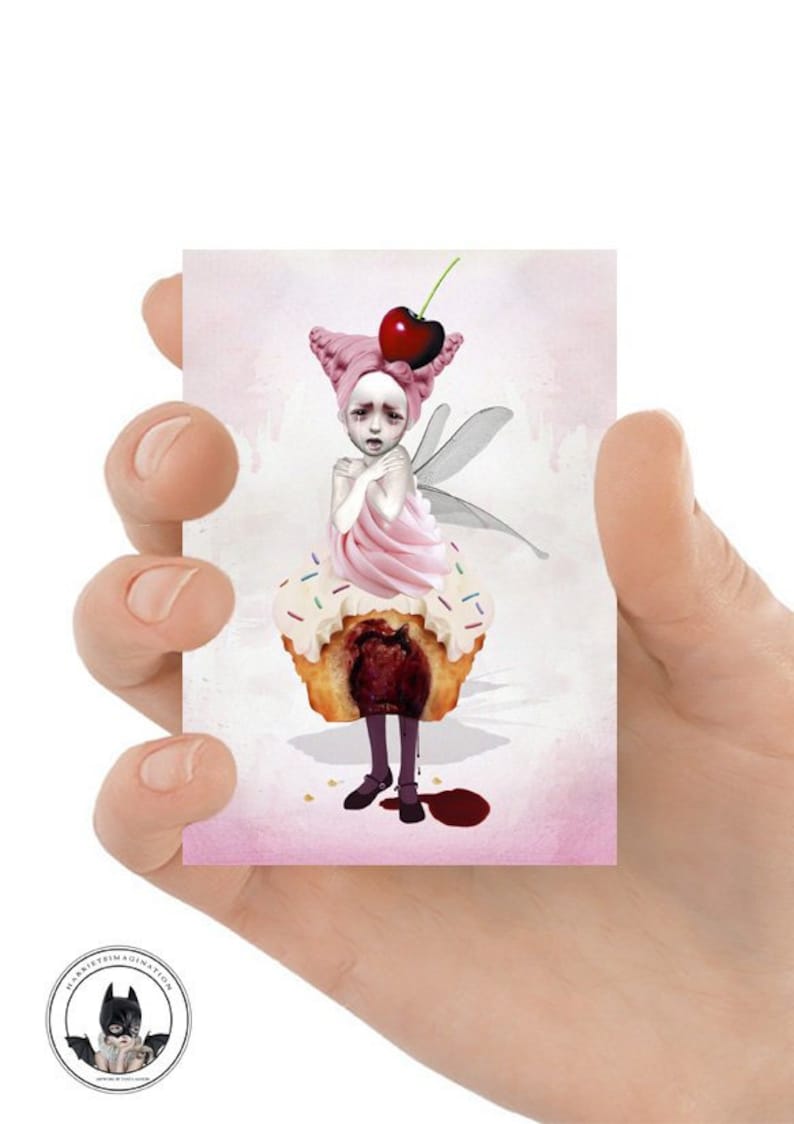 Fairy Cake ATC ACEO Print