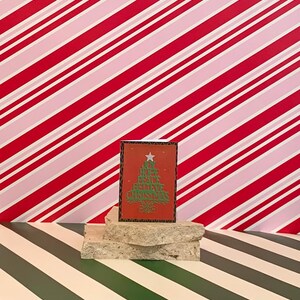 Tarjeta. Alegría. Esperanza. Paz. Creencia. Navidad. En blanco.
