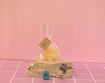 Honey & Glycerin Soap. Honeycomb, Bee And Flower
