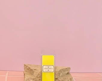 Handmade Snap Melt. Paraffin Wax. Bright Yellow. Lemon Myrtle Scented