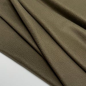 Premium Olive Cashmere Fabric for Your Next Crafting Project - Limited Edition! Premium Warm fabric for Winter Coats - Khaki color
