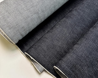 Japanse zelfklevende denimstof: blauw gemêleerd, doe-het-zelfprojecten (34,25" breed)