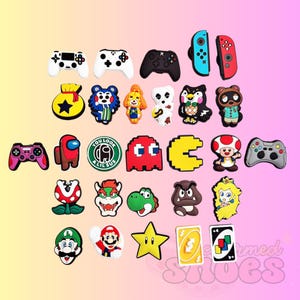 Gamer Schuhanhänger - Gaming Anhänger - Geschenke für Jungen - Strumpffüller für Kinder - Gaming Zubehör - Gamer Anhänger - Gaming Controller