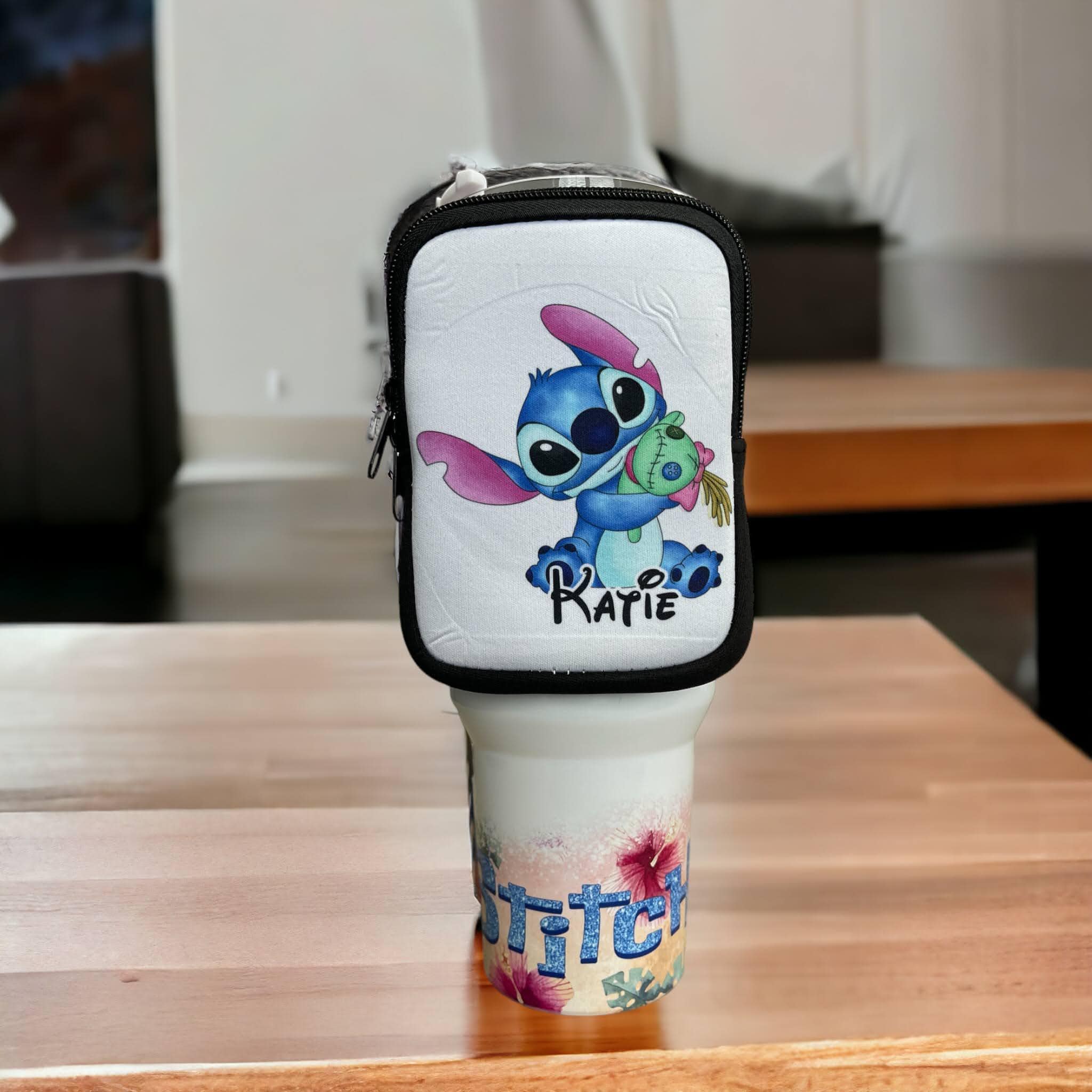 Silicone Water Bottle Pouch For Stanley Cups - With 10 Charms & Boot, Phone/Card Holder Accessory (Violet) - View #14