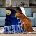 Personalized Name Bear in the Big Blue House Blanket, Custom Photo Blanket, Family Blanket, Birthday Gifts, Halloween Gifts. product logo