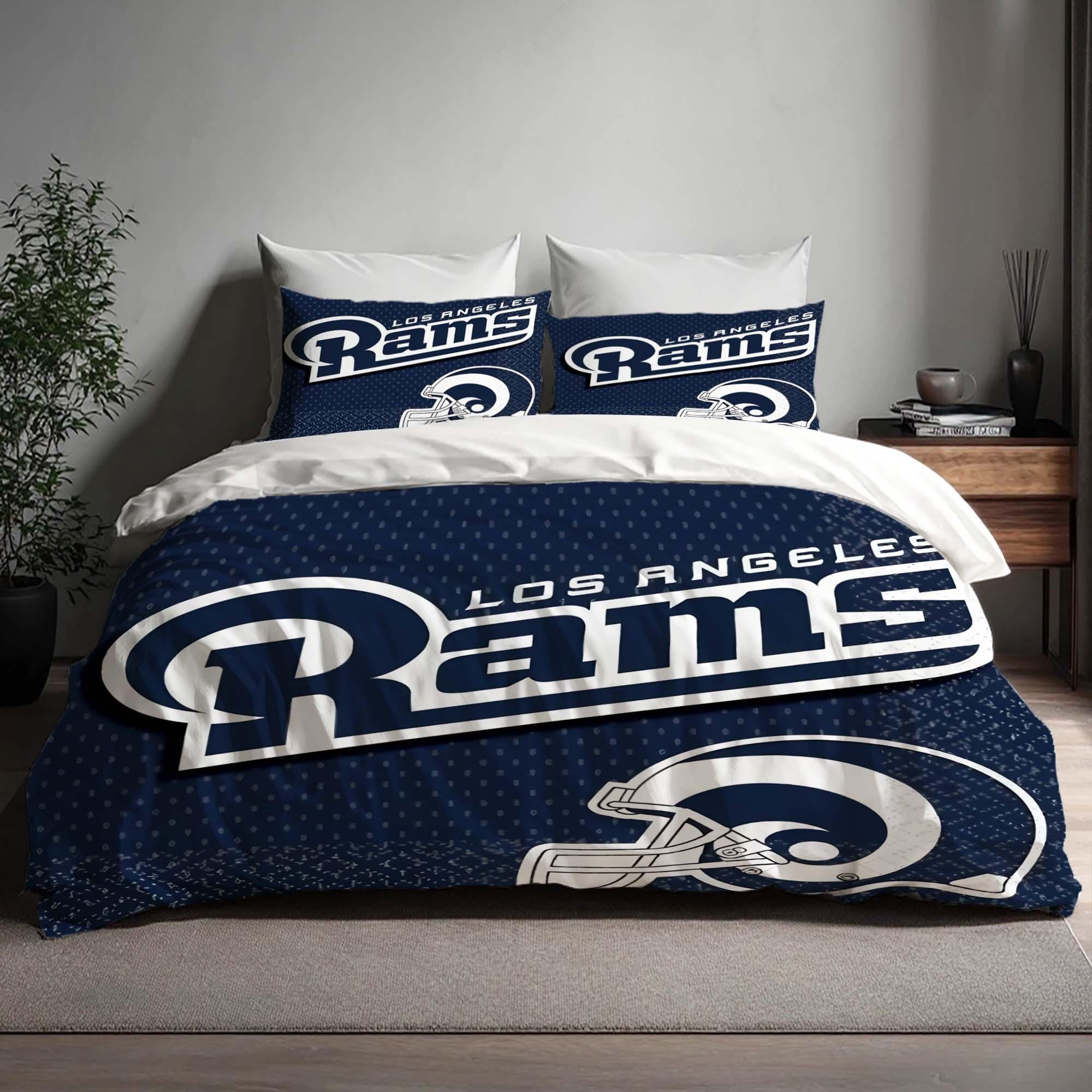 Discover Los Angeles Rams Bedding Set  Cover and Pillowcases