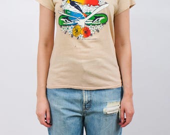 1970s California Single Stitch Surf Tee v581
