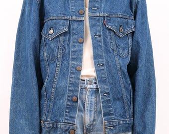 Levi's Denim Trucker Jacket Vintage 1980 70500 Type 3 Made in