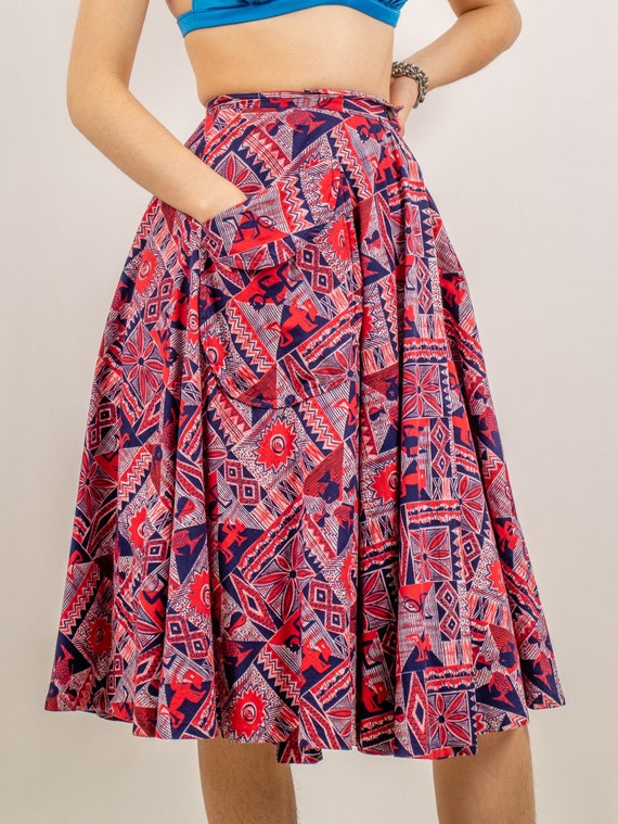 1950s Blue Red and White 'Hawaiian Causals by Sta… - image 1