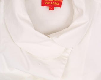 1990's Y2K Vivienne Westwood Red Label Asymmetrical Button Down