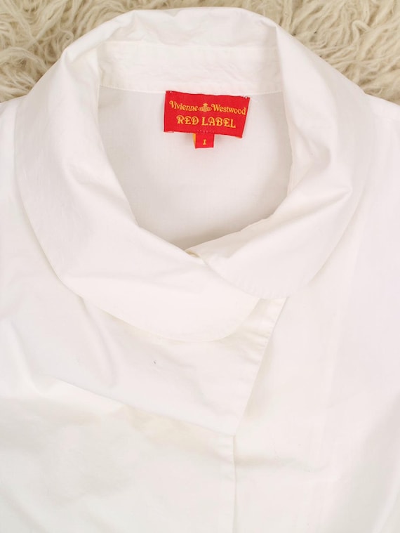 1990's Y2K Vivienne Westwood Red Label Asymmetrical Button Down