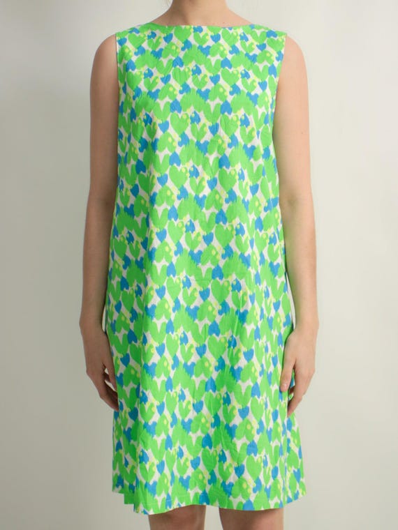 green emerald velvet dress Scarlette Green Heart Print Midi Dress