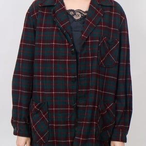 1950s plaid Pendleton 49er jacket V378