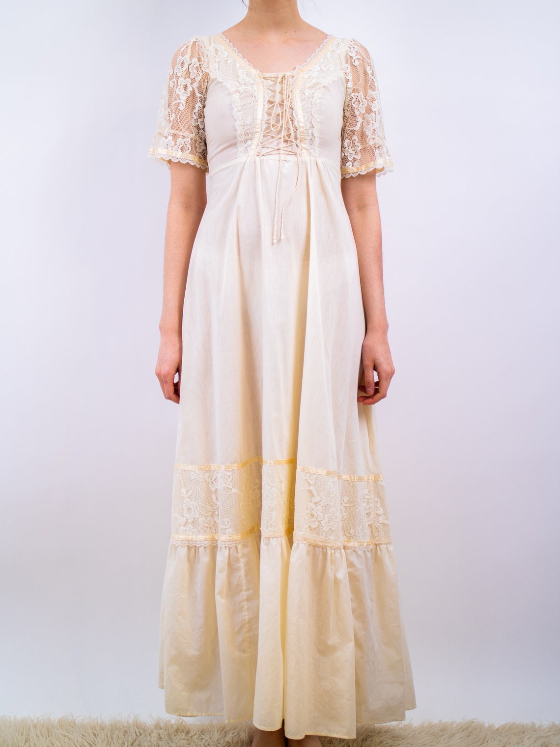 1970's Gunne Sax Style Wedding Dress - Etsy