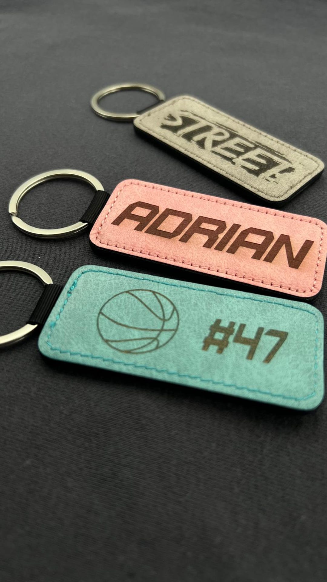 Personalized Christmas Basketball Keychain Custom Basketball Team Logo ...