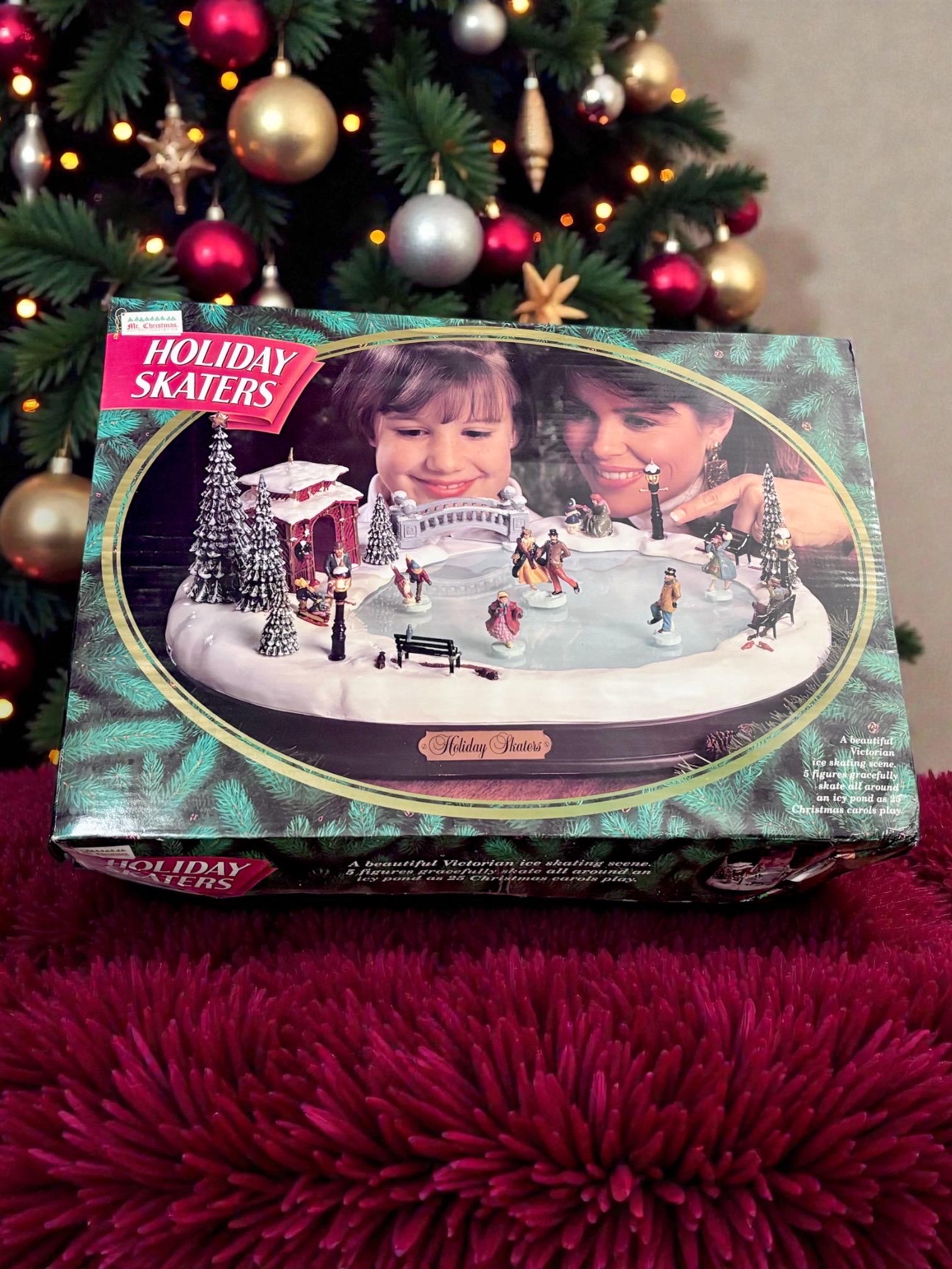 Mr Christmas Holiday Skaters - Etsy