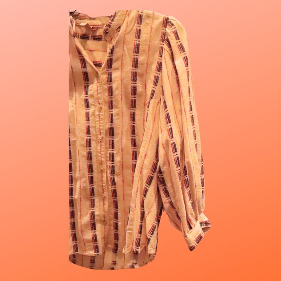 Women's Native Boho Pattern Multicolored top Long… - image 2