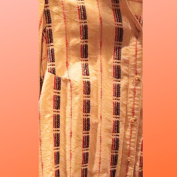 Women's Native Boho Pattern Multicolored top Long… - image 3