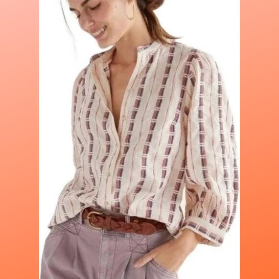 Women's Native Boho Pattern Multicolored top Long… - image 4