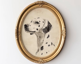 Custom Vintage Victorian Dog Portrait From Photo, Custom Regal Pet Sketch Gift, Pet Memorial Decor, Home Wall Decor, Vintage Sketch