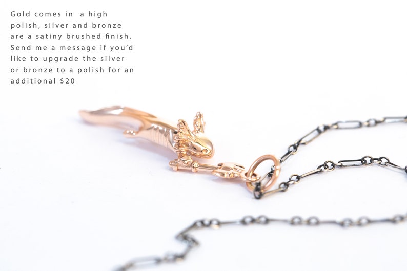 Axe-olotl Necklace, Completely Handmade Axolotl With an Axe Necklace in ...